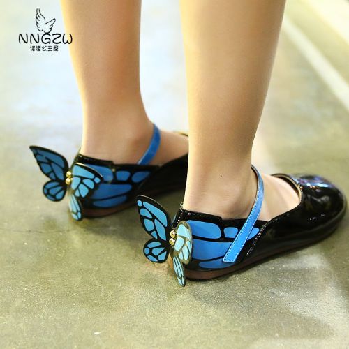 Chaussures enfants NNGZ ronde pour printemps - semelle caoutchouc Wear Ref 1027363