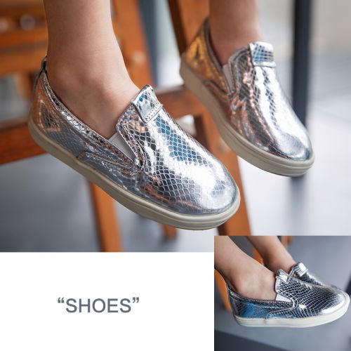 Chaussures enfants ronde paillette - semelle PU Ref 1027380