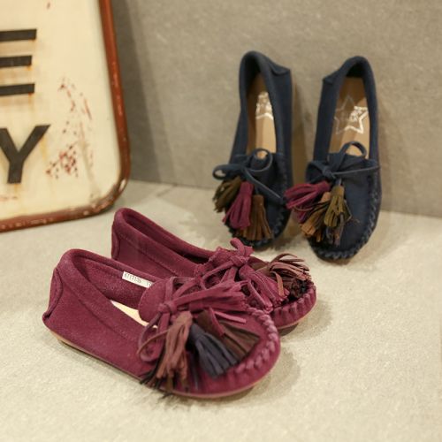 Chaussures enfants CICIKIKI ronde houppe pour printemps - Ref 1027411