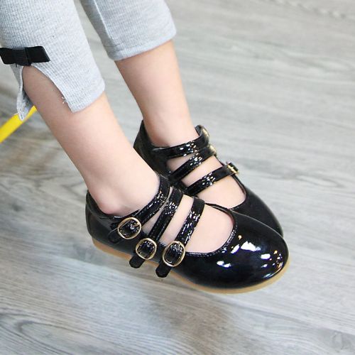 Chaussures enfants en PU ronde pour printemps - Ref 1027432