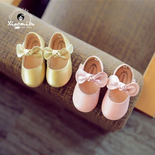 Chaussures enfants en cuir ronde pour printemps - semelle caoutchouc Ref 1027477