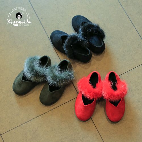 Chaussures enfants en ronde pour printemps - semelle caoutchouc Ref 1027493