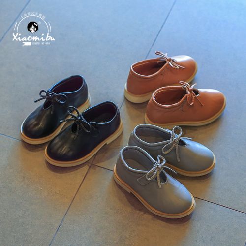 Chaussures enfants en similicuir ronde pour printemps - semelle caoutchouc Ref 1027497