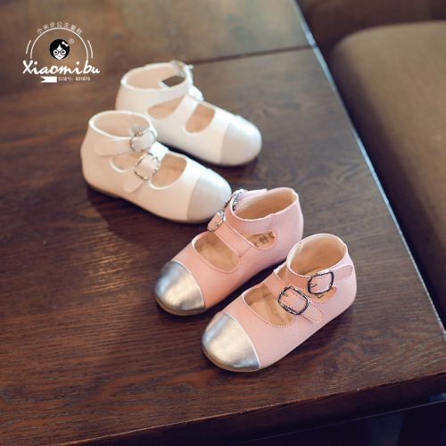 Chaussures enfants en cuir synthétique ronde pour printemps - semelle caoutchouc Ref 1027564