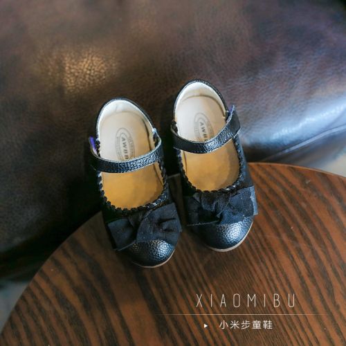 Chaussures enfants en cuir ronde pour printemps - semelle caoutchouc Ref 1027585