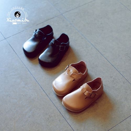 Chaussures enfants en cuir ronde pour printemps - semelle caoutchouc Ref 1027636