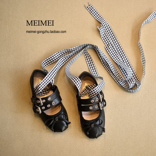 Chaussures enfants en PU ronde pour printemps - semelle caoutchouc antidérapant Ref 1028299
