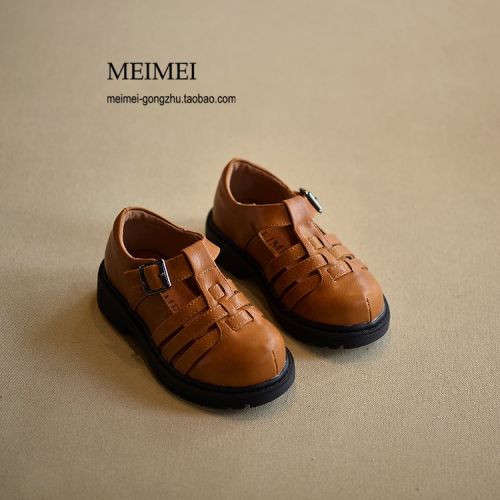Chaussures enfants en PU ronde pour printemps - semelle caoutchouc carbone Ref 1028362