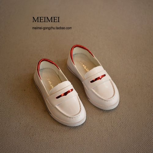 Chaussures enfants en PU tête carrée pour printemps - semelle caoutchouc naturel Ref 1028428