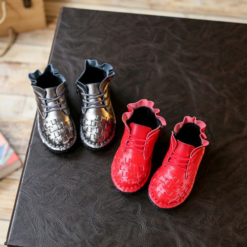 Chaussures enfants en PU pour printemps - semelle caoutchouc Ref 1028843