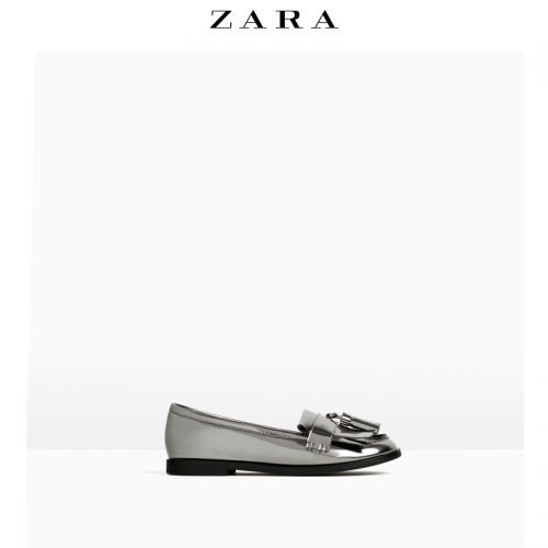 Chaussures enfants en PU ZARA ronde pour printemps - semelle caoutchouc Ref 1028940