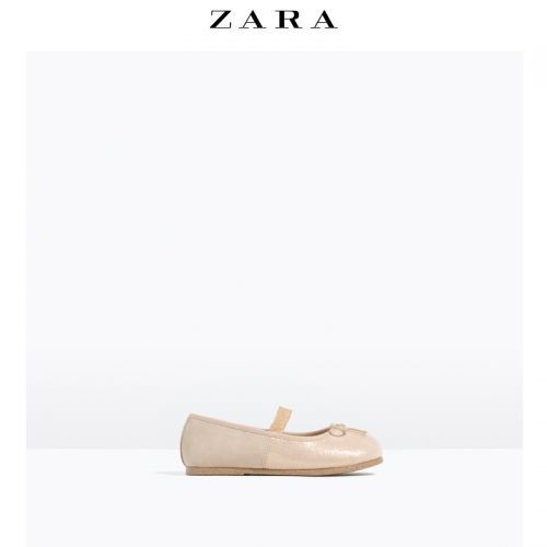 Chaussures enfants en PU ZARA ronde coutures cuir pour Toute saison - semelle caoutchouc Ref 1028942