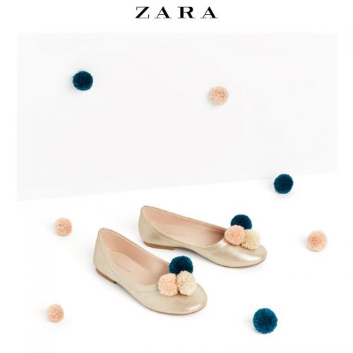 Chaussures enfants en PU ZARA ronde pour Toute saison - semelle caoutchouc naturel Ref 1028964