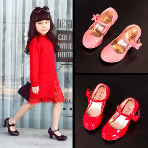 Chaussures enfants en PU ronde pour printemps - semelle plastique Ref 1029103