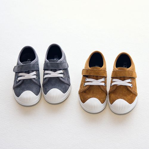 Chaussures enfants en peau de porc ronde pour printemps - semelle caoutchouc Ref 1029310