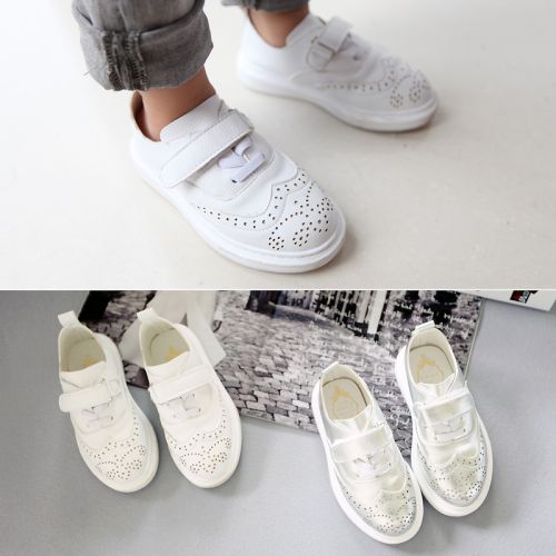 Chaussures enfants pointu creux pour printemps - semelle caoutchouc naturel Ref 1029509