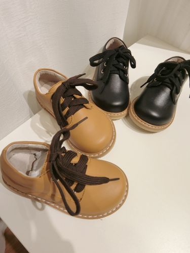 Chaussures enfants en cuir CREAM ronde pour printemps - Ref 1029932