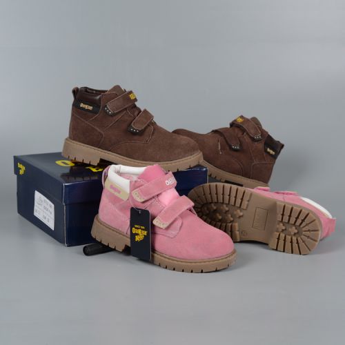 Chaussures enfants en cuir ronde coutures pour Toute saison - Ref 1030428