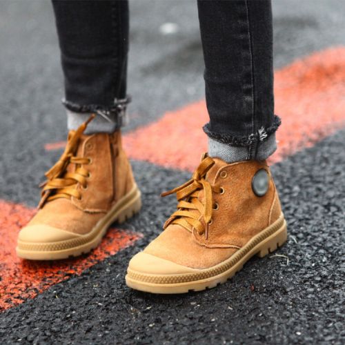 Chaussures enfants ronde pour printemps - semelle caoutchouc Ref 1030515