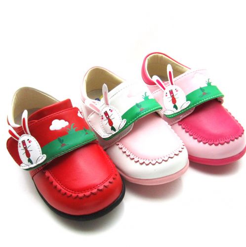 Chaussures enfants en cuir ABCKIDS ronde pour printemps - semelle caoutchouc Ref 1030574