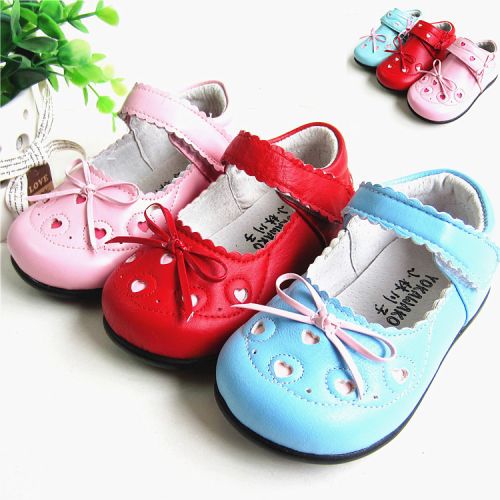 Chaussures enfants en peau de mouton ronde pour printemps - semelle caoutchouc Ref 1030589
