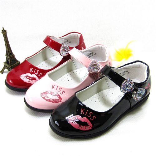 Chaussures enfants ronde pour printemps - semelle caoutchouc Ref 1030596