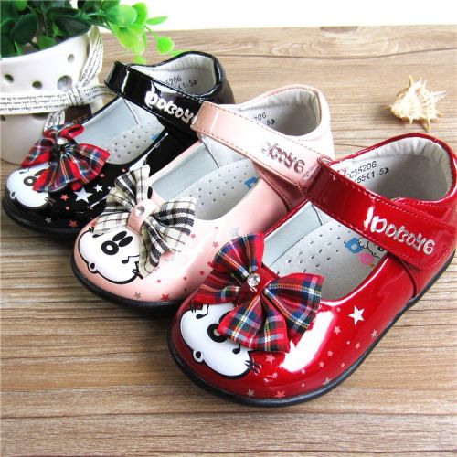 Chaussures enfants en PU ronde pour printemps - semelle caoutchouc Ref 1030696