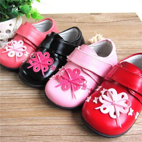 Chaussures enfants en cuir ronde pour printemps - semelle caoutchouc Ref 1030746