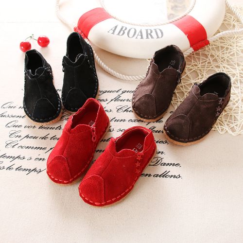 Chaussures enfants ronde pour printemps - semelle caoutchouc Ref 1030833