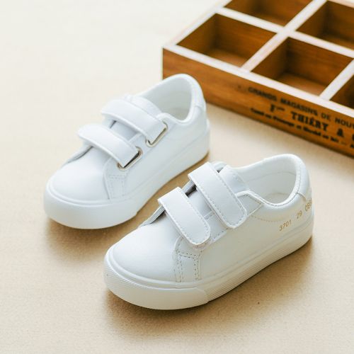 Chaussures enfants en cuir synthétique ronde coutures pour printemps - semelle caoutchouc Ref 1030998