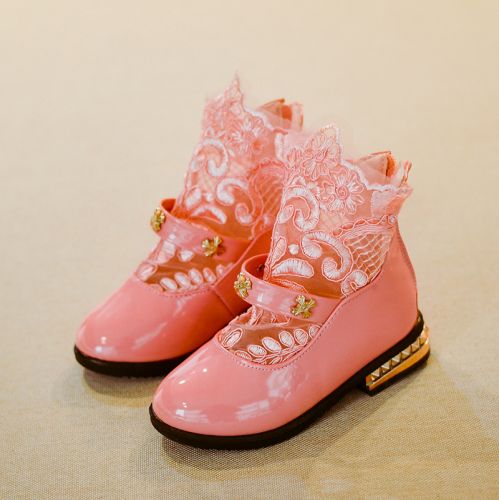 Chaussures enfants en similicuir PINOCHU ronde métal pour printemps - semelle caoutchouc naturel Ref 1031080