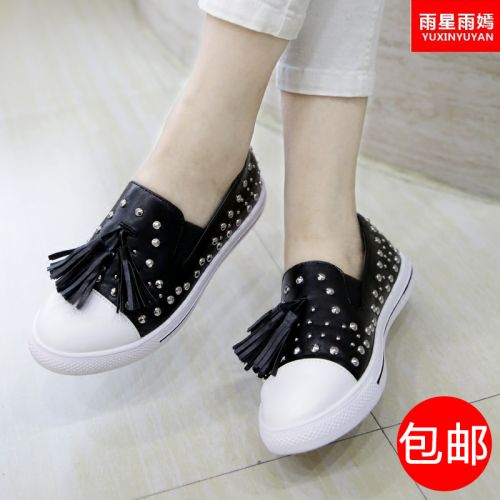 Chaussures enfants en similicuir ronde rivet pour printemps - Ref 1031334