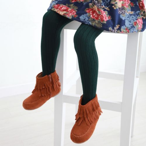 Chaussures enfants en de vache, Nubuck, houppe - Ref 1031769