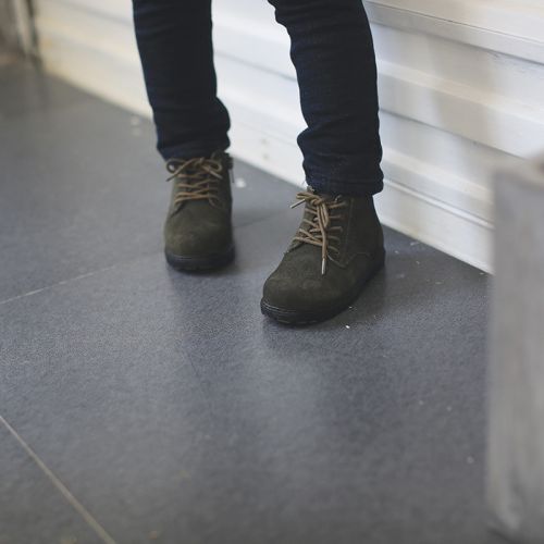 Chaussures enfants en cuir ronde pour hiver - Ref 1032107