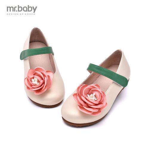 Chaussures enfants en similicuir MRBABY ronde pour printemps - semelle caoutchouc antidérapant Ref 1032133