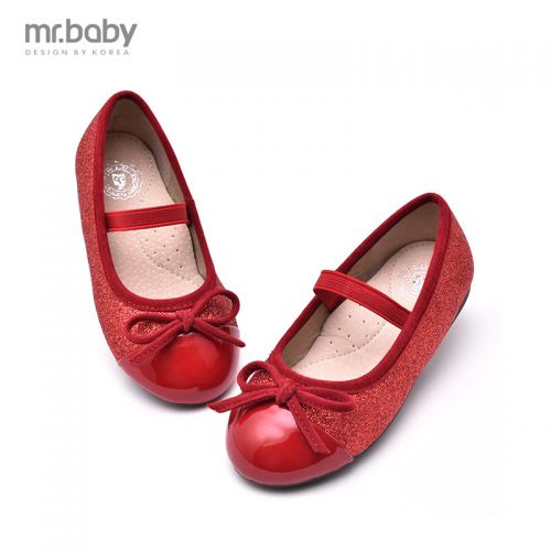 Chaussures enfants en similicuir MRBABY ronde paillette pour printemps - semelle caoutchouc antidérapant Ref 1032135