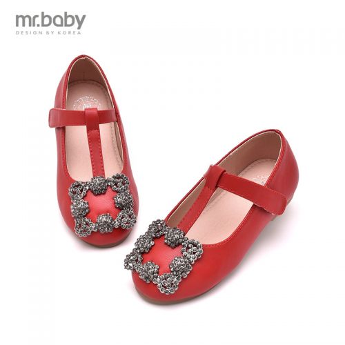 Chaussures enfants en similicuir MRBABY ronde pour printemps - semelle caoutchouc antidérapant Ref 1032137