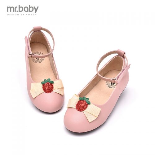 Chaussures enfants en similicuir MRBABY ronde pour printemps - semelle caoutchouc antidérapant Ref 1032207
