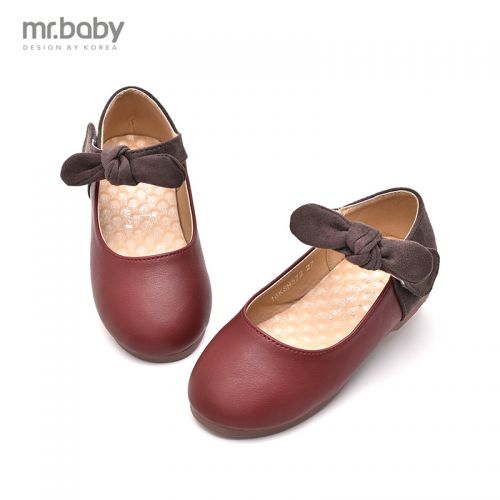 Chaussures enfants en similicuir MRBABY ronde pour printemps - semelle caoutchouc antidérapant Ref 1032210