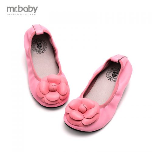 Chaussures enfants en cuir MRBABY ronde pour printemps - semelle caoutchouc antidérapant Ref 1032215