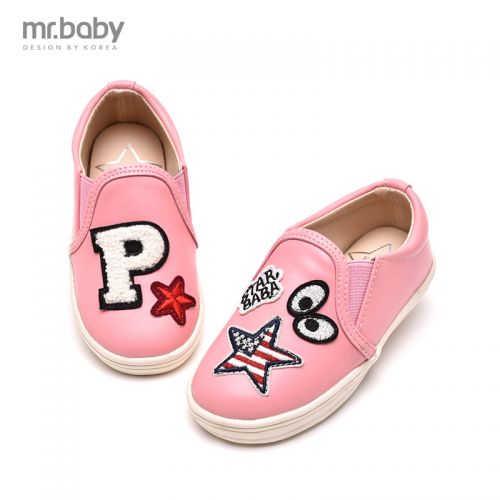 Chaussures enfants en similicuir MRBABY ronde pour printemps - semelle caoutchouc antidérapant Ref 1032244