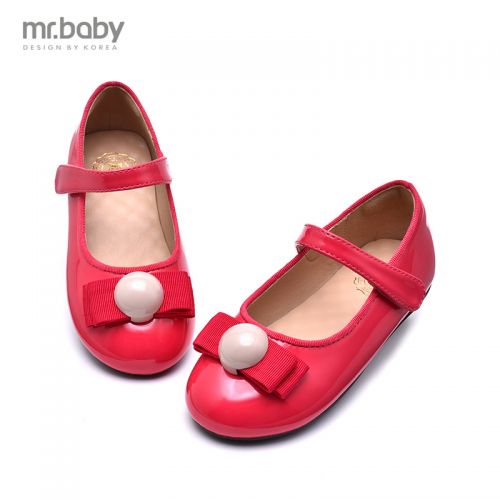Chaussures enfants en similicuir MRBABY ronde pour printemps - semelle caoutchouc Wear Ref 1032262