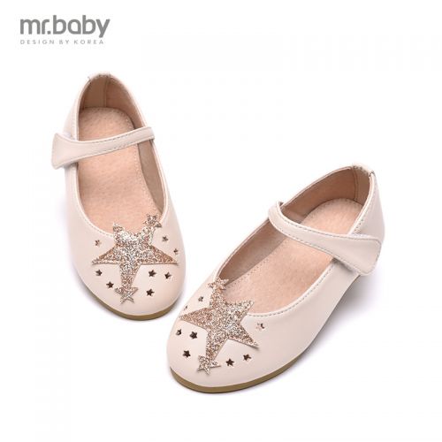 Chaussures enfants en similicuir MRBABY ronde paillette pour printemps - semelle caoutchouc antidérapant Ref 1032309