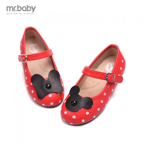 Chaussures enfants en similicuir MRBABY ronde pour printemps - semelle caoutchouc antidérapant Ref 1032319