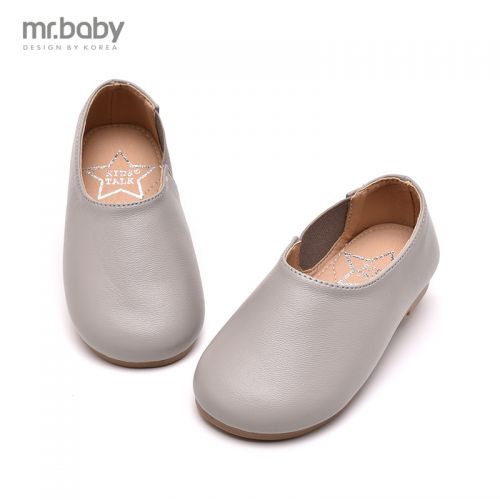 Chaussures enfants en similicuir MRBABY ronde pour printemps - semelle caoutchouc antidérapant Ref 1032325