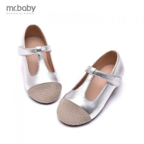 Chaussures enfants en cuir MRBABY ronde pour printemps - semelle caoutchouc antidérapant Ref 1032337