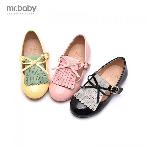 Chaussures enfants en similicuir ronde pour printemps - semelle caoutchouc antidérapant Ref 1032346