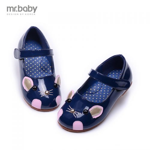 Chaussures enfants en similicuir MRBABY ronde pour printemps - semelle caoutchouc Ref 1032369