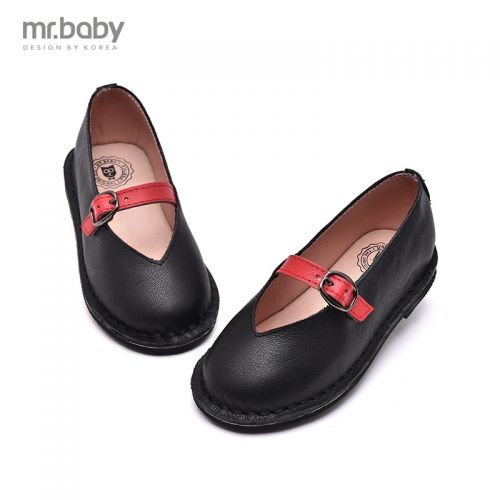 Chaussures enfants en cuir MRBABY ronde pour printemps - semelle caoutchouc antidérapant Ref 1032386