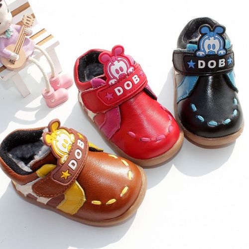 Chaussures enfants en cuir ronde pour hiver - Ref 1032932